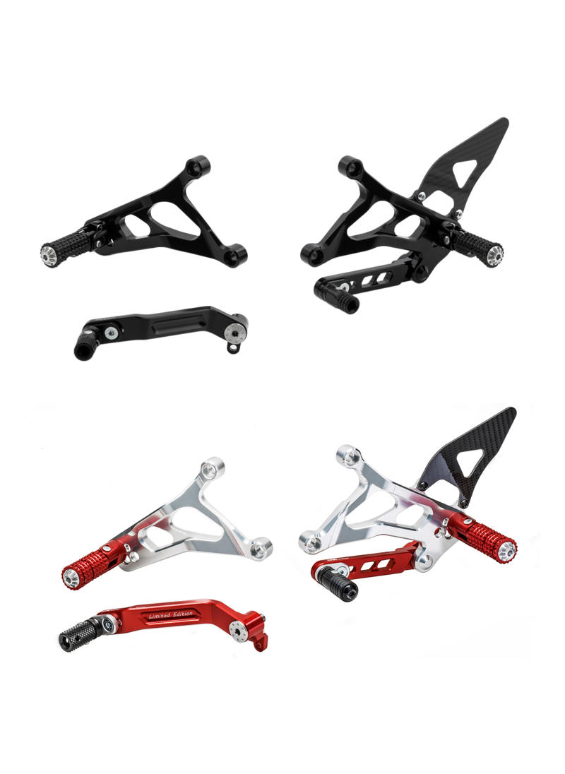 Adjustable rearset for MV Agusta Superveloce 800 and F3