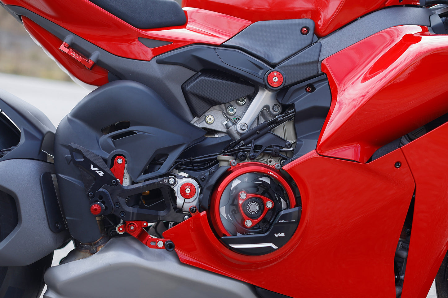 Adjustable rear sets RPS Ducati Panigale V4 Tricolore Italia (2025+)