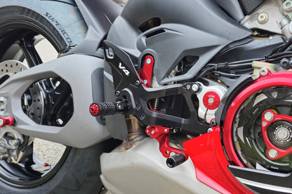 Adjustable rear sets RPS Ducati Panigale V4 Tricolore Italia (2025+)