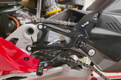 Adjustable rear sets RPS Ducati Panigale V4 Tricolore Italia (2025+)