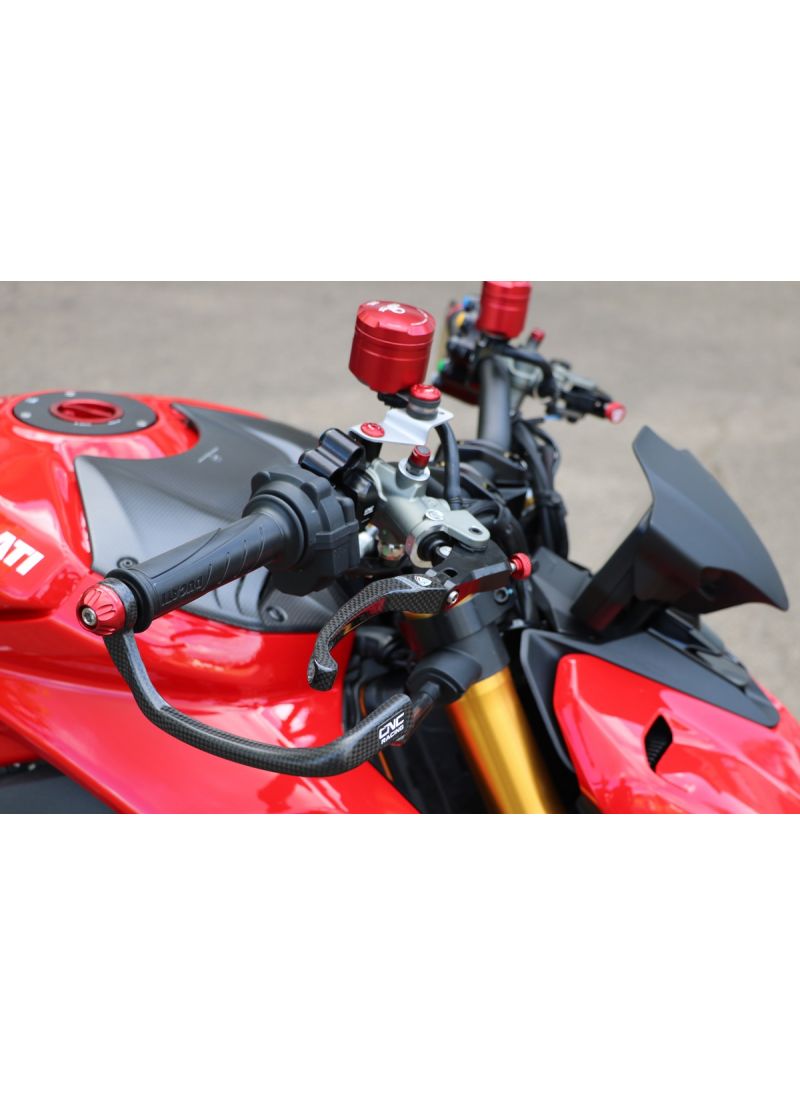 Carbon brake lever protector - CNC Racing Ducati Hypermotard 1100 (2007-2012)