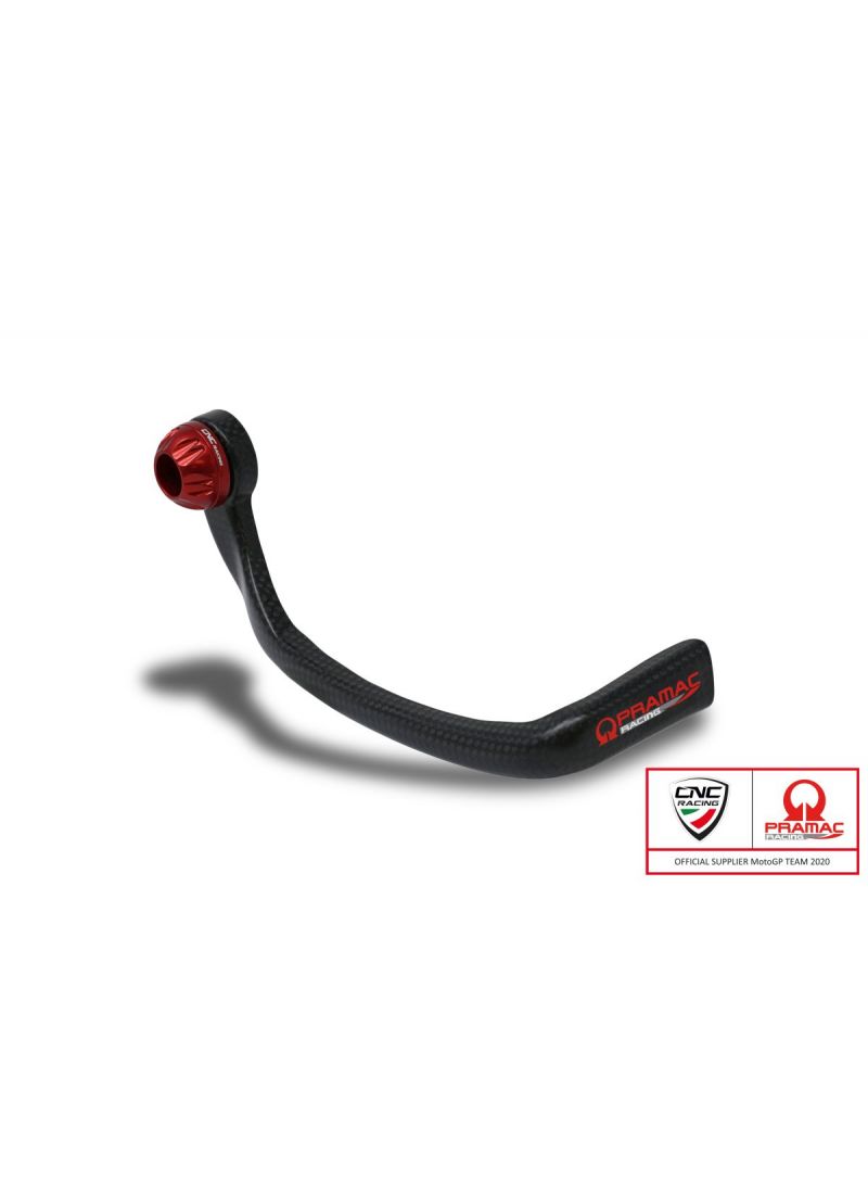 Carbon remhendel beschermer Pramac Racing Edition - CNC Racing Ducati Panigale V4 Tricolore Italia (2025+)