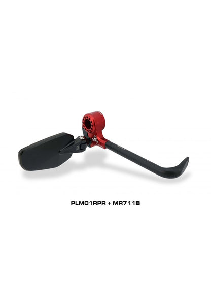 Front Brake Lever Guard with Bar-End Mirror Fitting - Pramac Racing Limited Edition Ducati Hypermotard 1100 EVO (2010-2012)