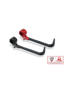 Front Brake Lever Guard with Bar-End Mirror Fitting - Pramac Racing Limited Edition Ducati Hypermotard 1100S (2007-2009)