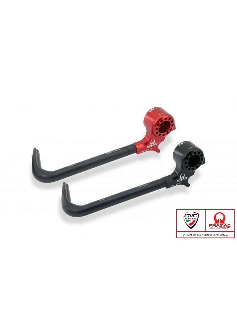 Clutch Lever Guard with Bar-End Mirror Fitting - Pramac Racing Limited Edition Aprilia Tuono V4 Factory (2025+)