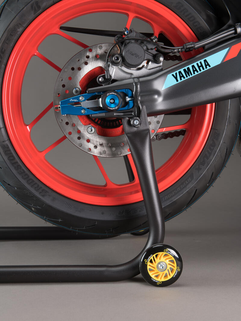 Budget paddockstand met vaste haken en twee wielen - Yamaha YZF-R7 (2026+)