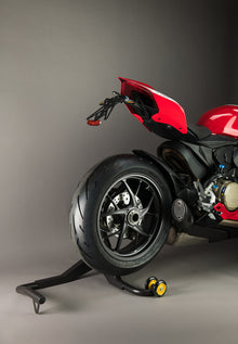 Lightech enkelzijdige paddockstand staal incl. 25,7mm pen Ducati Panigale V4 R Racing (2019+) gemonteerd in de achteras