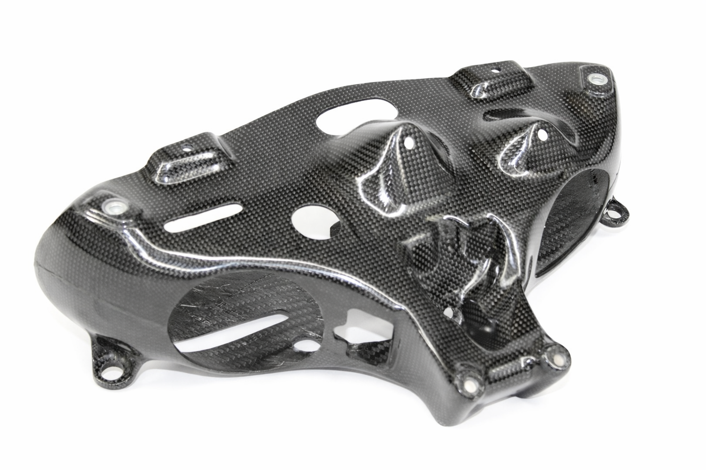 Bovenaanzicht SC00013 carbon koplampsteun Ducati 748 916 996 998 