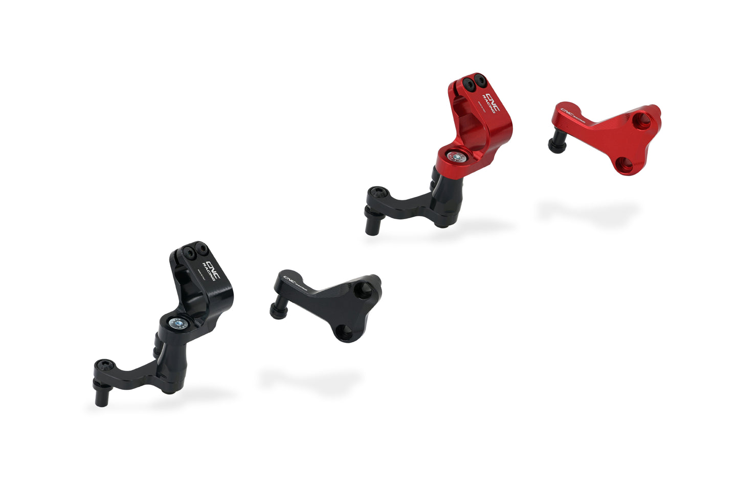 CNC Racing stuurdemper voor Ducati Monster 950 950SP productfoto beschikbare kleuren zwart en rood