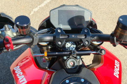 Stuurdemperbevestigingskit voor CNC kroonplatenset Ducati Hypermotard 950 RVE (2020-2025)