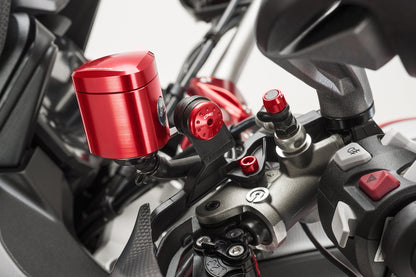 Rem-Koppelingsvloeistof Reservoir 12ml - Rebel Honda CRF300 Rally 2021+ Rood gemonteerd met 25ml reservoir