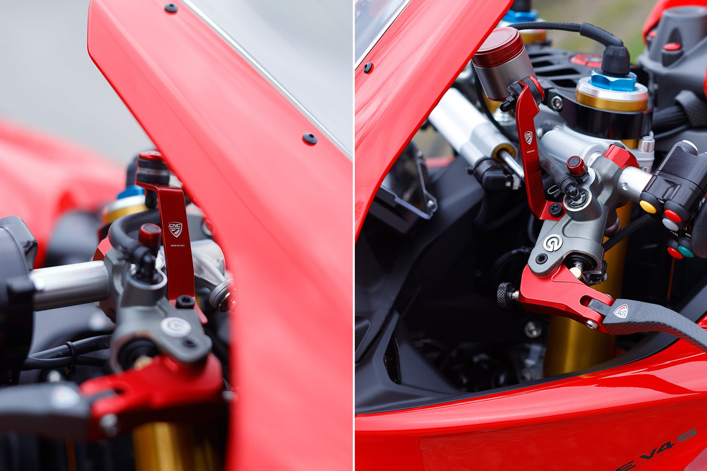 Reservoir montagebeugel set Panigale V4 Tricolore Italia (2025+)