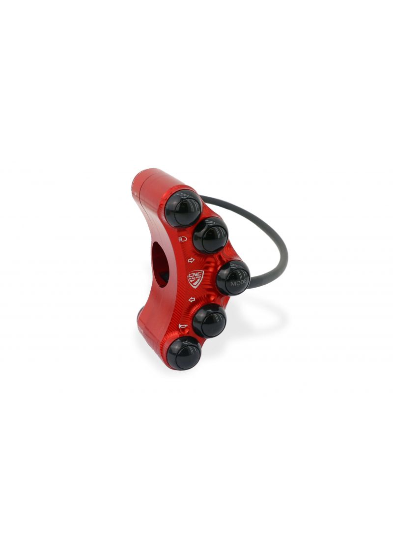 Left Handlebar Switch kit - Street use - Red Version Ducati Hypermotard 1100 EVO (2010-2012)