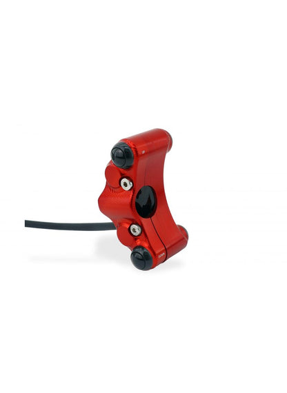 Left Handlebar Switch kit - Street use - Red Version Ducati Hypermotard 1100 EVO (2010-2012)