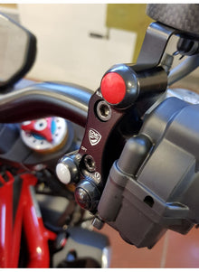 Right handlebar switch - OEM and RCS Brembo brake master cylinder Ducati Hypermotard 1100 EVO (2010-2012)