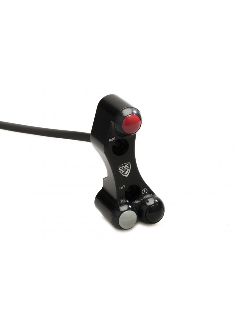 Right handlebar switch - OEM and RCS Brembo brake master cylinder Ducati Hypermotard 1100S (2007-2009)