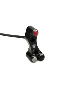Right handlebar switch - OEM and RCS Brembo brake master cylinder Ducati Hypermotard 1100S (2007-2009)
