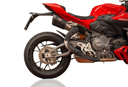 QD slip-on uitlatenset (2 st.) Gunshot Dark Matter Ducati Streetfighter V2 (2025+)