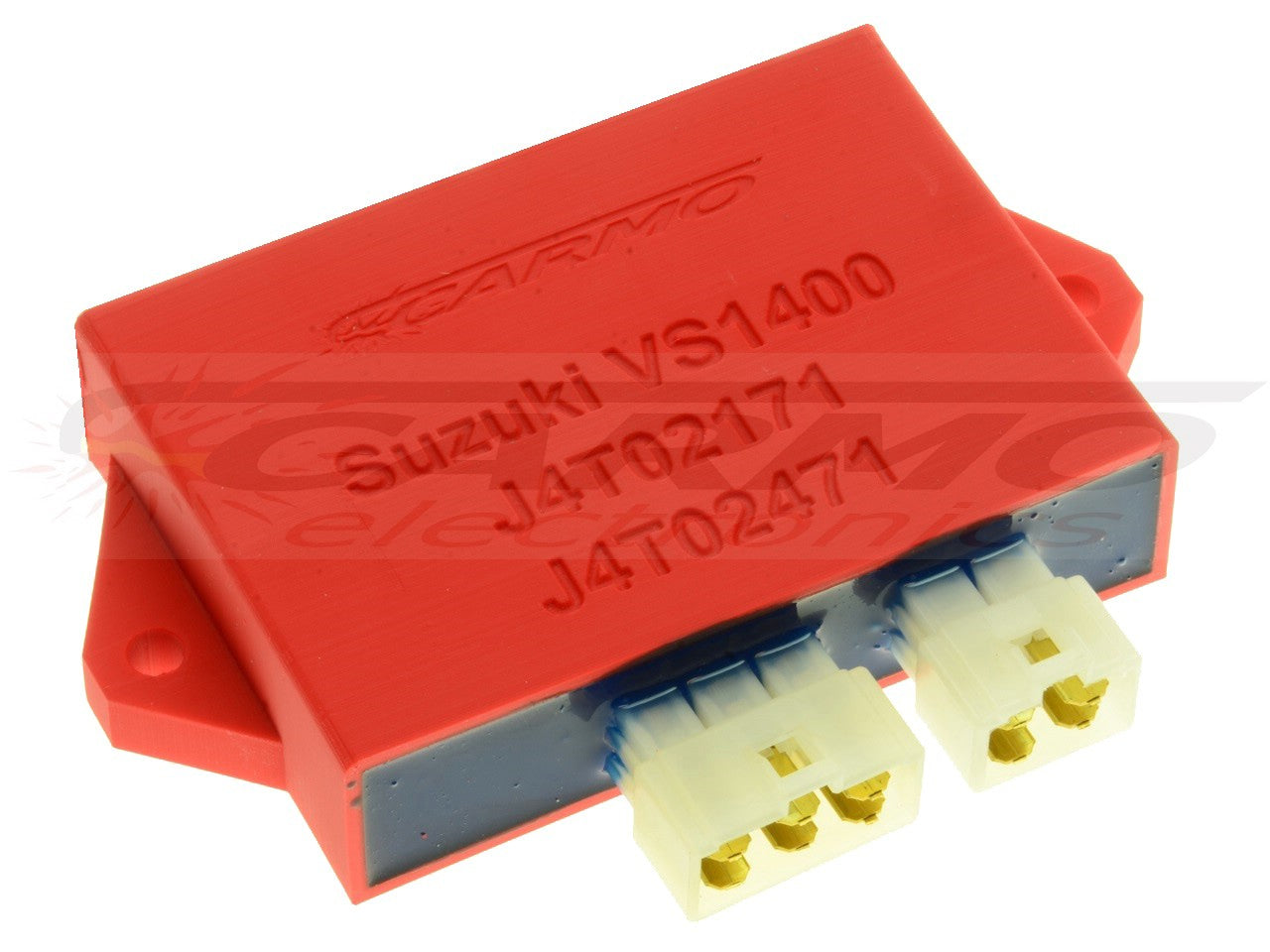 Carmo verbeterde CDI ontstekingsunit voor Suzuki VS1400 Intruder 1987-1995 vervangt J4T02171 en J4T02471 met 6-polige en 4-polige stekker