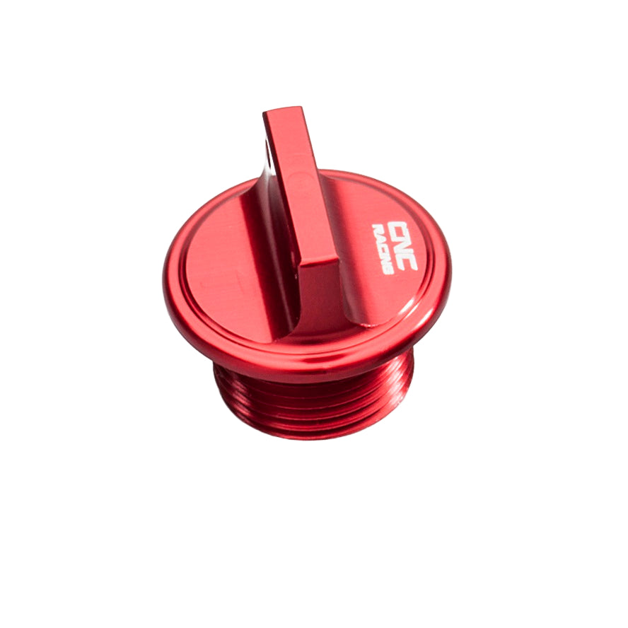 CNC Racing olievuldop Corse M20x2.5 – rood geanodiseerd aluminium
