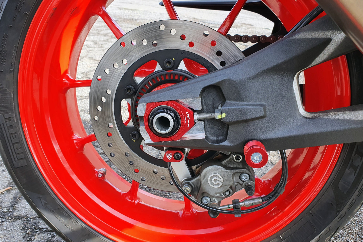 Kettingversteller set (links en rechts) - Ducati Panigale V2S FB63 (2026)