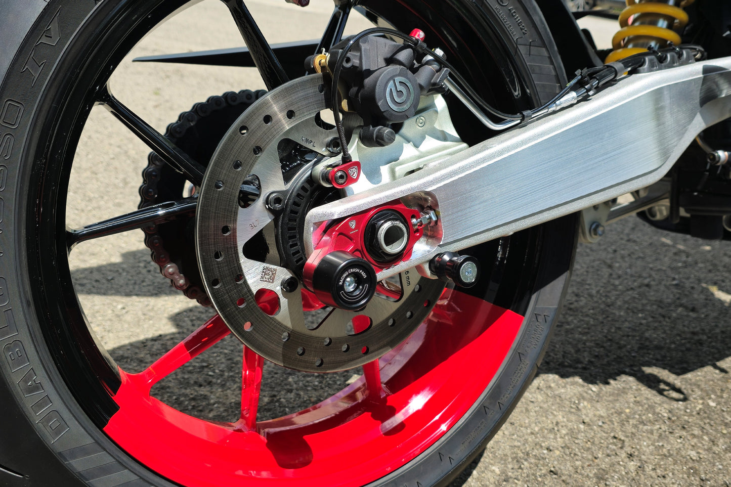 Racing Kettingspanners met valblokken Ducati Panigale V2S FB63 (2026)