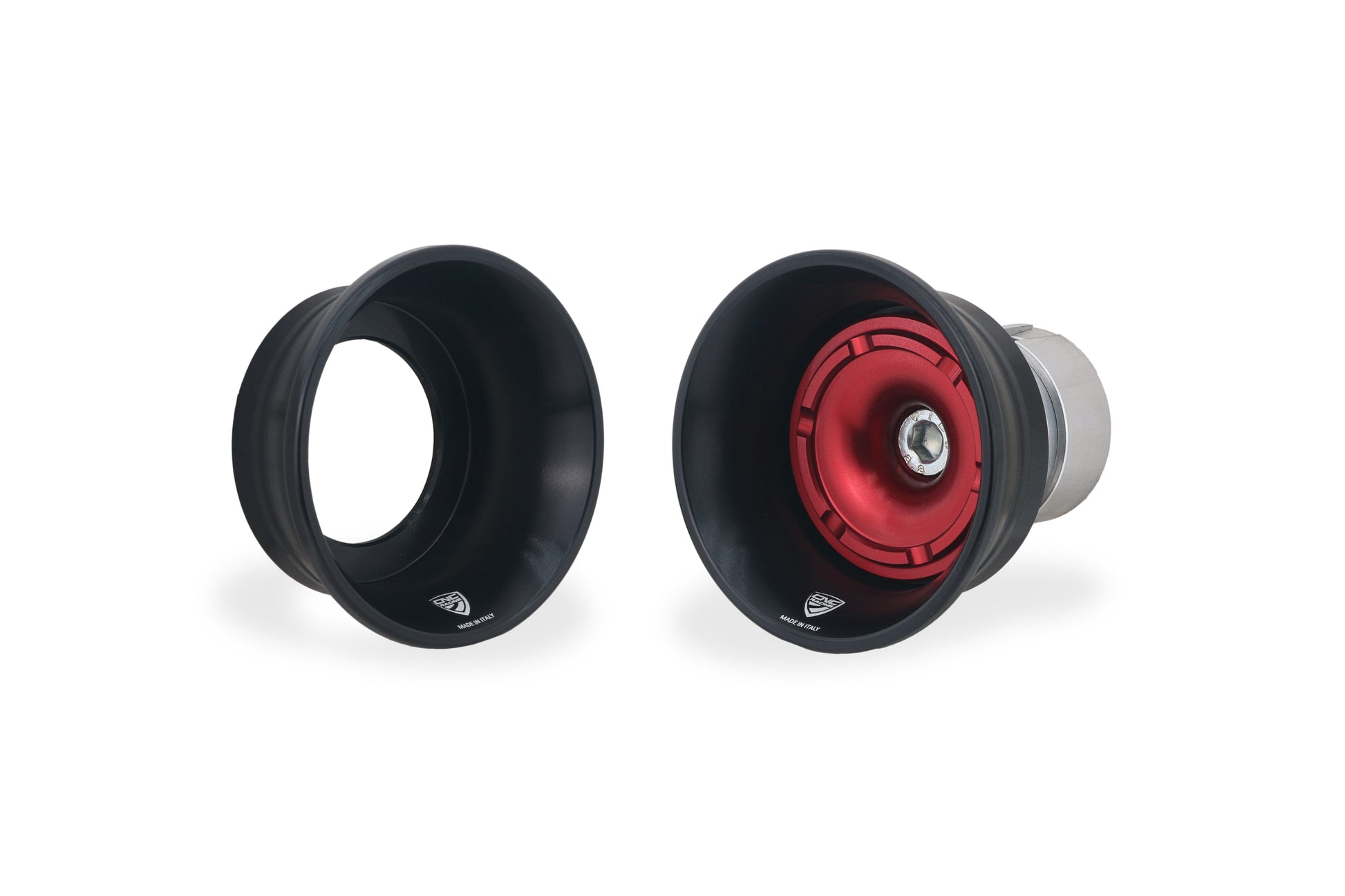 TP552BR paddock bobbins achterwiel vooraanzicht zwart-rood