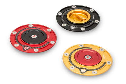 Snelsluiter kern voor CNC Racing tankdop Aprilia RSV1000 Factory (2004-2005) diverse kleuren ter voorbeeld in tankdoppen