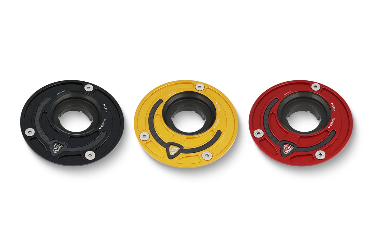 Tankdop buitenrand Carbonio Yamaha FZ1N (2006-2015) beschikbare kleuren zwart rood en goud