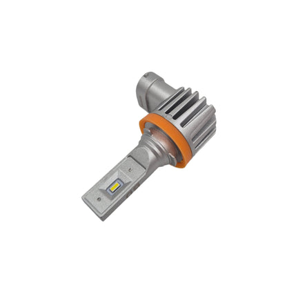 LED lamp met H11 fitting L11 zijaanzicht LED en aansluiting