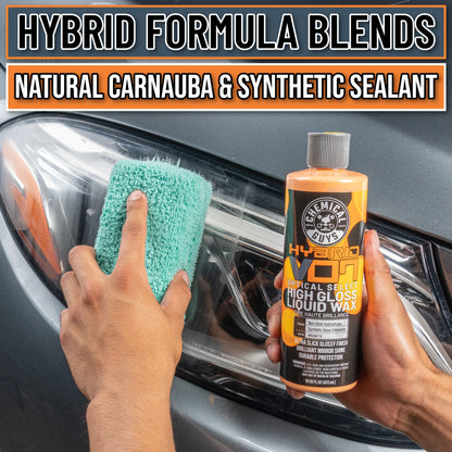Chemical Guys - Cera líquida de alto brillo de alto brillo Hybrid V7 V7 - 473ml
