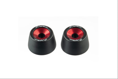 Outletdeal: Lightech voorwielas sliders blauw Yamaha MT-09 / Tracer 900 / XSR900 (2013-2020)