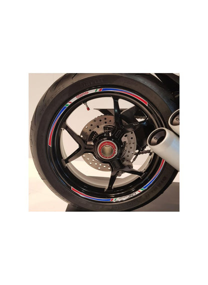 Rimstripe velgsticker set - 17 inch velgen - Pramac Limited Edition Aprilia RSV4 Factory (2025+)