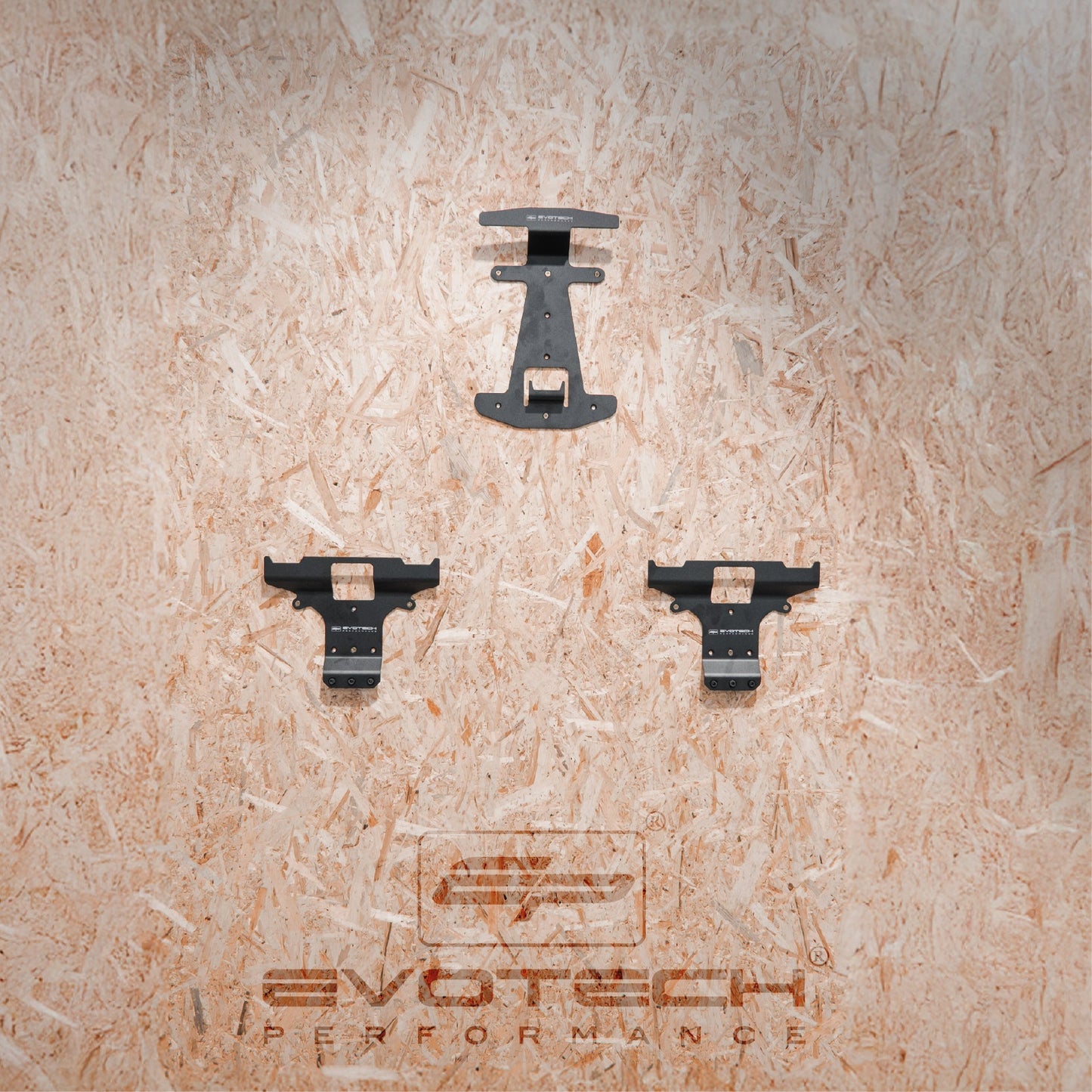Topkoffer en zijkoffers muurbeugel set Evotech Performance - Yamaha Tracer 9 (2025+)