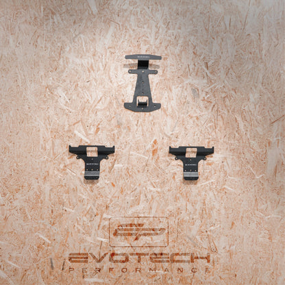 Topkoffer en zijkoffers muurbeugel set Evotech Performance - Yamaha Tracer 9 (2025+)