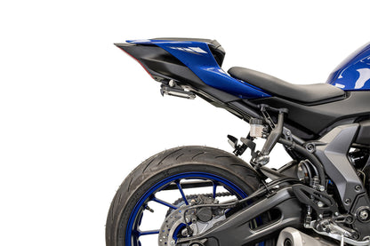 Verstelbare kentekenplaathouder incl. knipperlichten Evotech - Yamaha YZF-R7 (2022 - 2025)