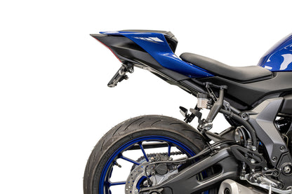 Verstelbare kentekenplaathouder incl. knipperlichten Evotech - Yamaha YZF-R7 (2022 - 2025)