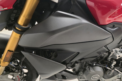 Waterkoeler zijpanelen set mat carbon Ducati Streetfighter V2 (2025+)