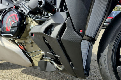 Bellypan panelen set mat carbon Ducati Streetfighter V4 (2025+)