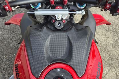 Contactslotcover mat carbon Ducati Streetfighter V4 (2025+)