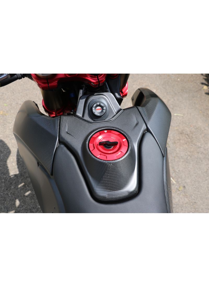 Fuel Tank Top Cover Matt Carbon Ducati Hypermotard 698 Mono 2024+