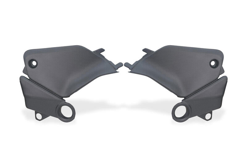 Mat carbon tank zijkantcovers (2 st.) Ducati Panigale V4 Tricolore Italia (2025+)