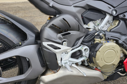 Uitlaatbochten hitteschild mat carbon Ducati Streetfighter V4 (2025+)