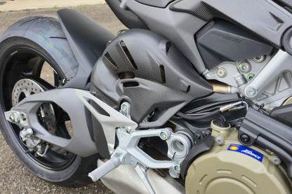 Uitlaatbochten hitteschild mat carbon Ducati Streetfighter V4 (2025+)
