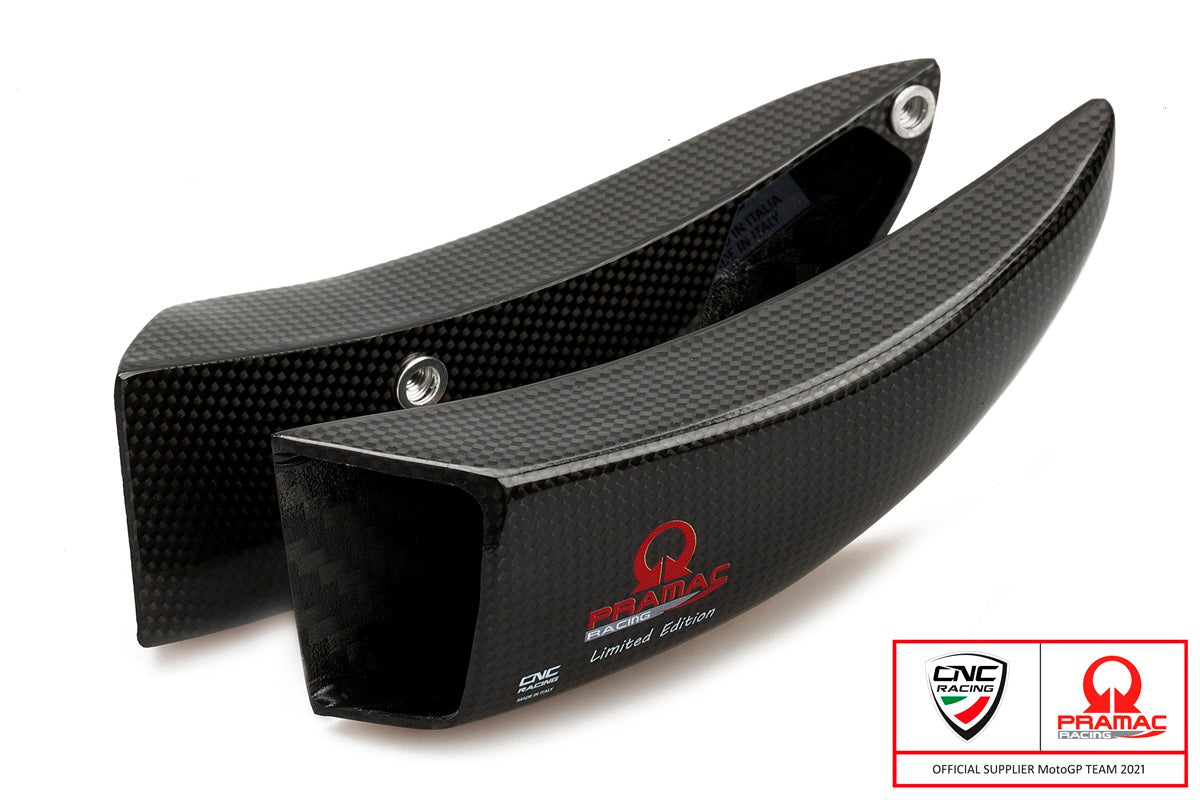 Remklauwen luchtgeleiders set GP DUCTS Limited Edition MV Agusta Dragster 800 Rosso E5 (2021+) mat carbon