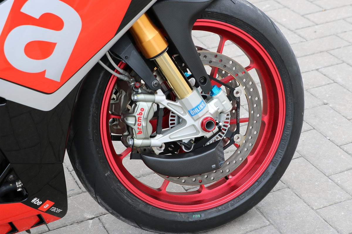 GP Remklauw koeling luchtgeleider set carbon Yamaha YZF-R1 (2009-2014) mat carbon gemonteerd