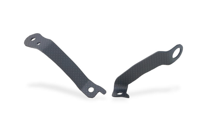 Mat carbon rem- en koppelingsvloeistofreservoir beugels Ducati Panigale V4 Tricolore Italia (2025+)