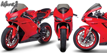 ZeroGravity windscherm 'Marc1' light smoke Ducati 1098 S (2007-2009)