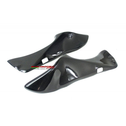 Avia Compositi luchtgeleidercover met gaten voor originele knipperlichten mat carbon set (2 st.) Ducati 998 (2002-2003)