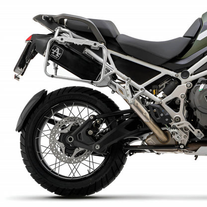 Arrow Veloce Aluminium Dark uitlaat – Triumph Tiger 1200 (2025+) Euro5+